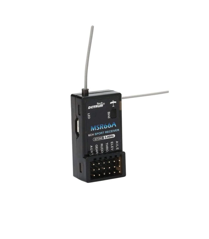 Dynam Detrum MSR66A 6CH 2.4Gh Receiver w/ iStone Gyro - Image 1