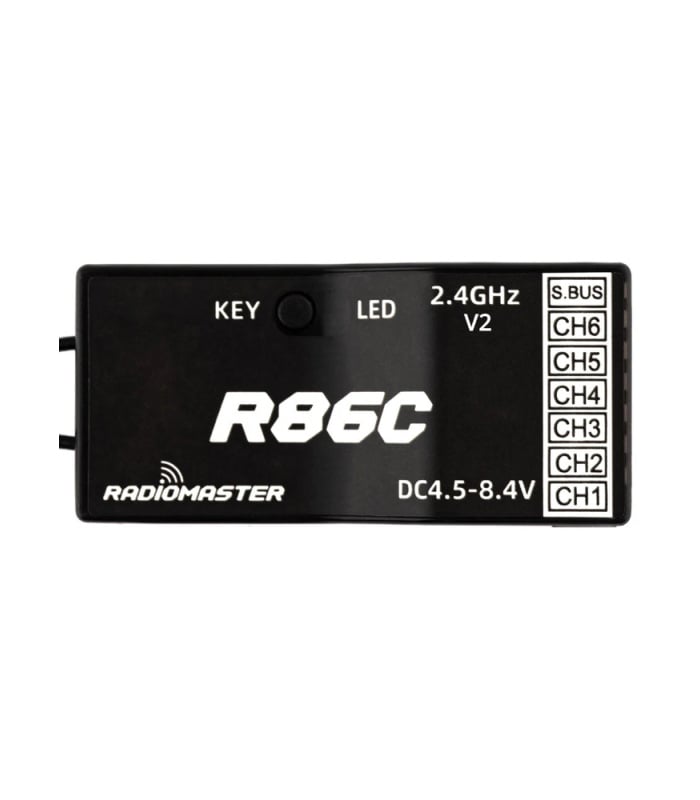 RadioMaster R Series R86C V2 Receiver with SBUS – D8, D16 & SFHSS Compatible - Image 1