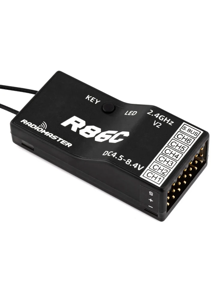 RadioMaster R Series R86C V2 Receiver with SBUS – D8, D16 & SFHSS ...