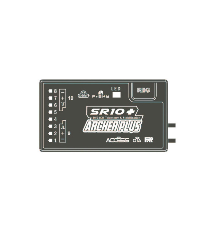 FrSky Archer Plus SR10+ 2.4G Receiver w/ Stabilisation - Image 1