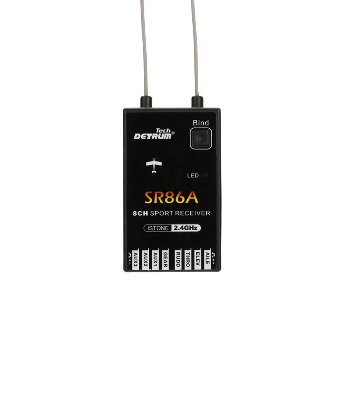 Dynam Detrum SR86A 8CH 2.4Gh Receiver w/ iStone Gyro - Image 1