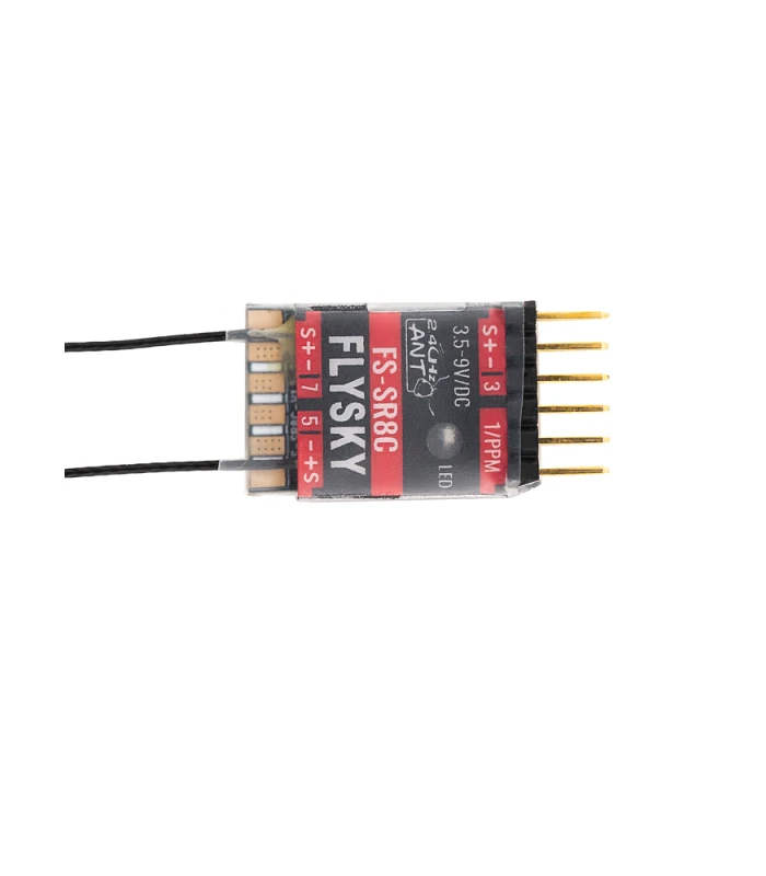 FlySky FS-SR8C 2.4Ghz 8CH ANT-Protocol Micro Receiver PWM SBUS - Image 2