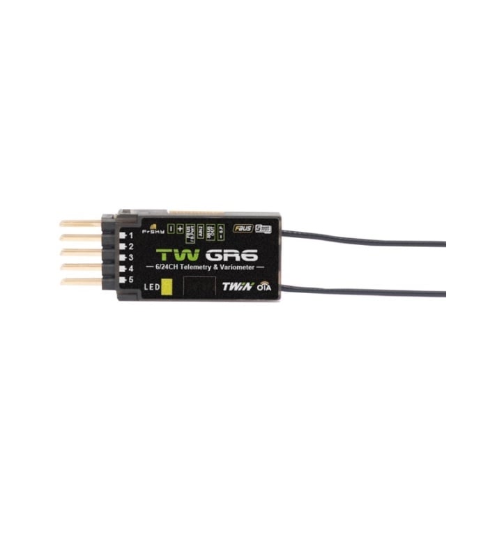 FrSky TW GR6 Dual 2.4GHz TW Protocol with Vario Sensor - Image 1