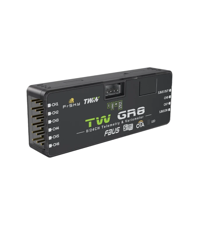FrSky TW GR8 Dual 2.4GHz TW Protocol with Vario Sensor - Image 1