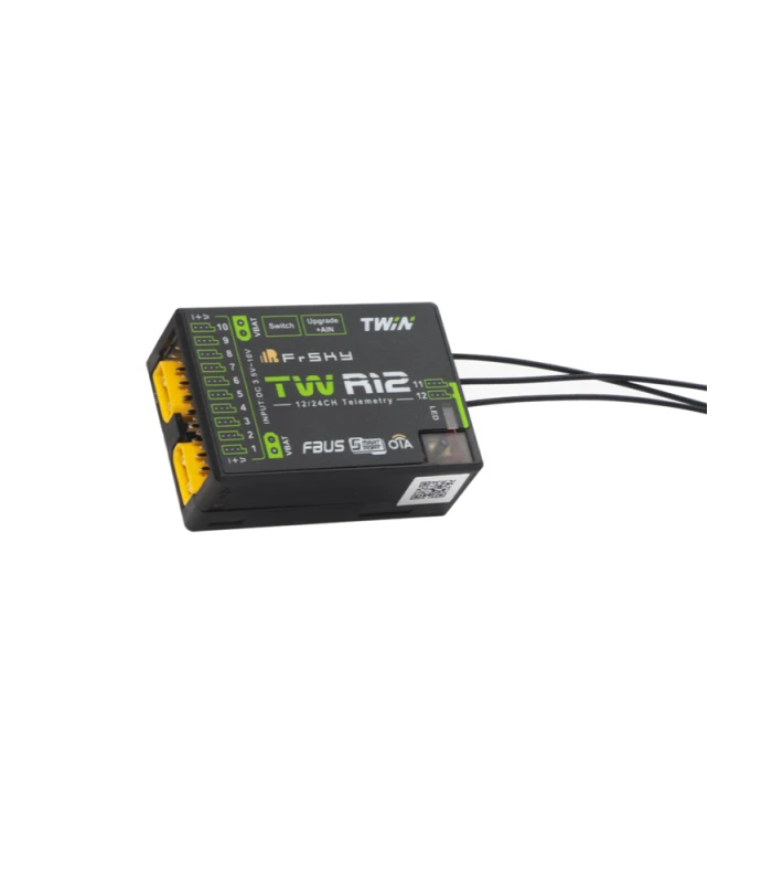 FrSky TW R12 Dual 2.4GHz TW Protocol 12CH Receiver - Image 3