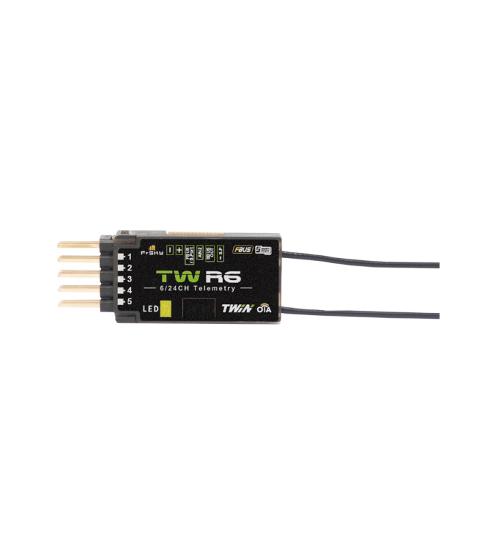 FrSky TW R6 Dual 2.4GHz TW Protocol 6CH Receiver - Image 1