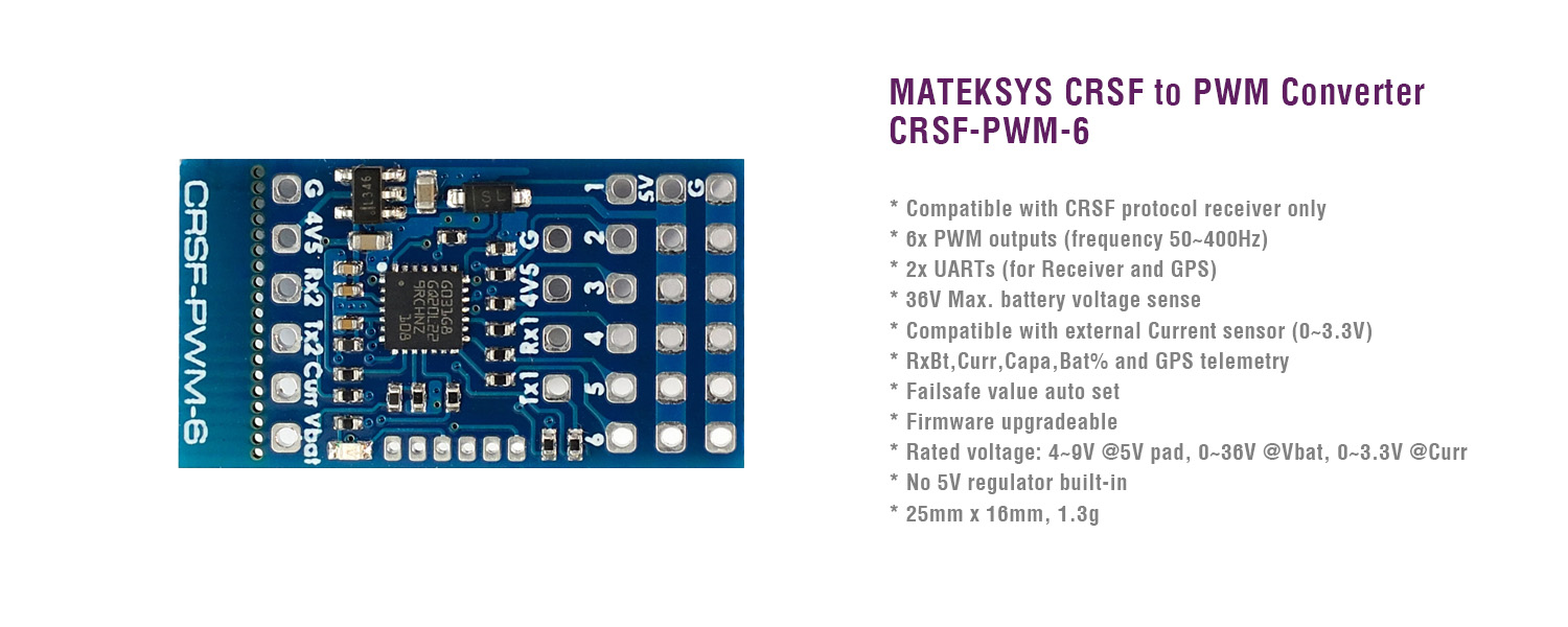 CRSF PWM 6 1