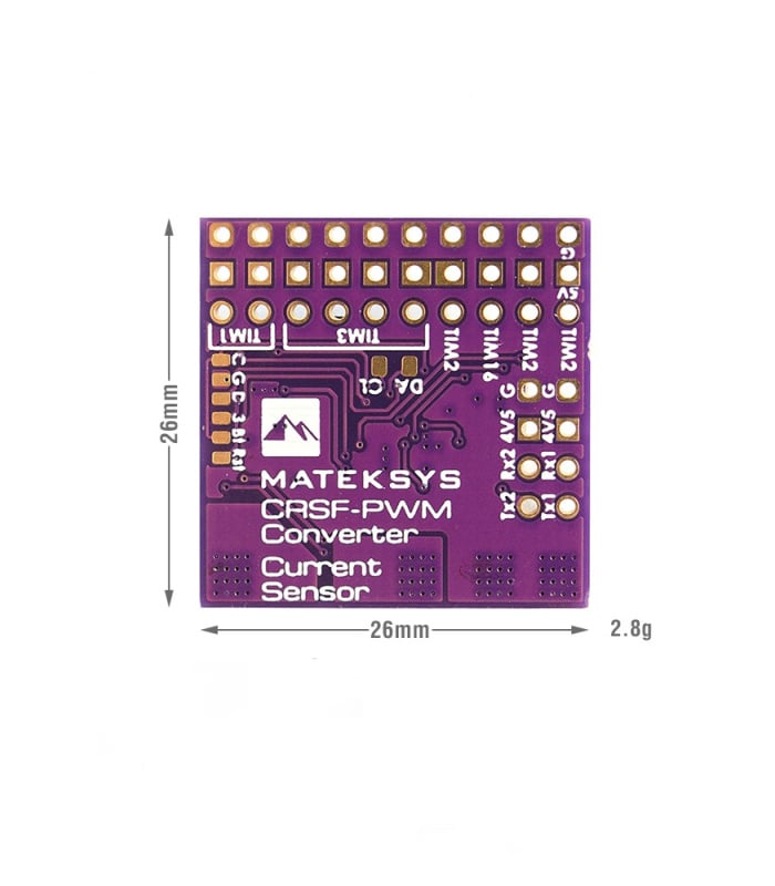 Matek CRSF To 10CH PWM Converter (CRSF-PWM-C) - Image 2