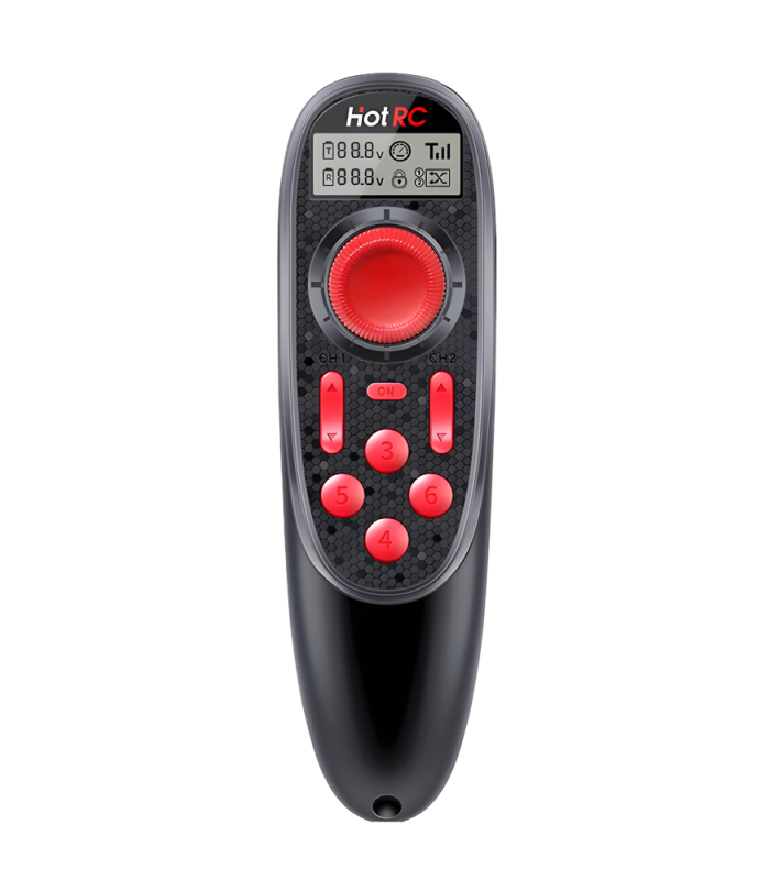 HotRC DS600 V3 One-handed 2.4GHz 6 Channel Radio Set - Image 1