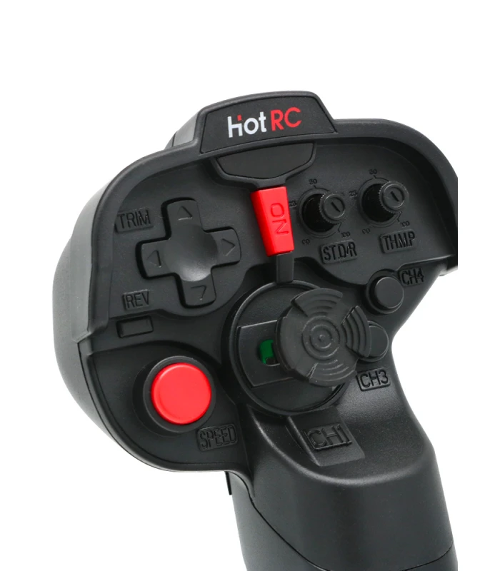 HotRC DS-4A One-handed 2.4GHz 4 Channel Radio Set - Image 3