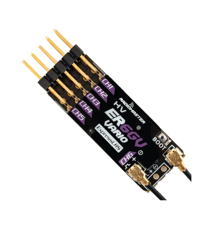 RM-ER6GV-with-Vario Radiomaster ER6GV 6CH ELRS PWM Receiver with Vario - Image 1