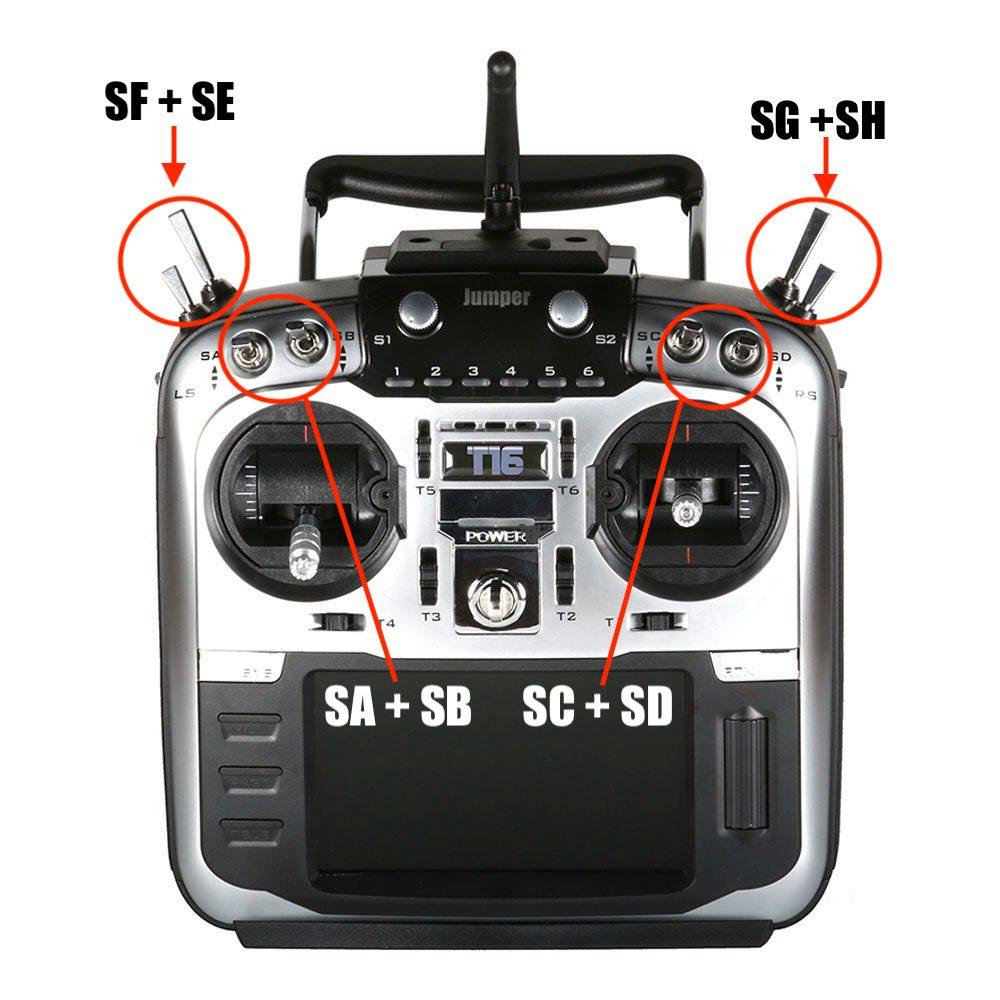 mode 2 jumper t16 plus open source multi protocol radio transmit