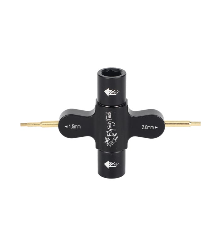 Flying Tech Prop Wrench Flying Tech M3 / M4 / M5 Quad Wrench with 1.5mm & 2.0mm Hex Driver - Image 8