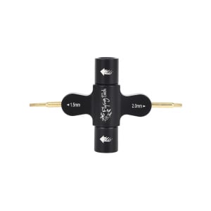 Flying Tech M3 / M4 / M5 Quad Wrench with 1.5mm & 2.0mm Hex Driver