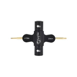 Flying Tech M3 / M4 / M5 Quad Wrench with 1.5mm & 2.0mm Hex Driver