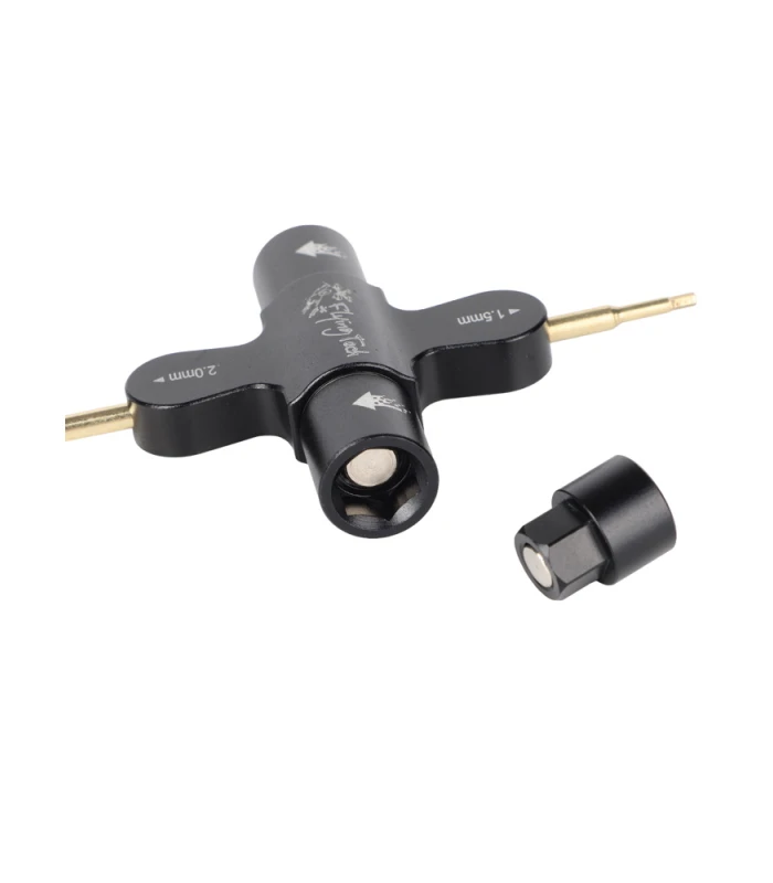 Flying Tech M3 / M4 / M5 Quad Wrench with 1.5mm & 2.0mm Hex Driver - Image 9