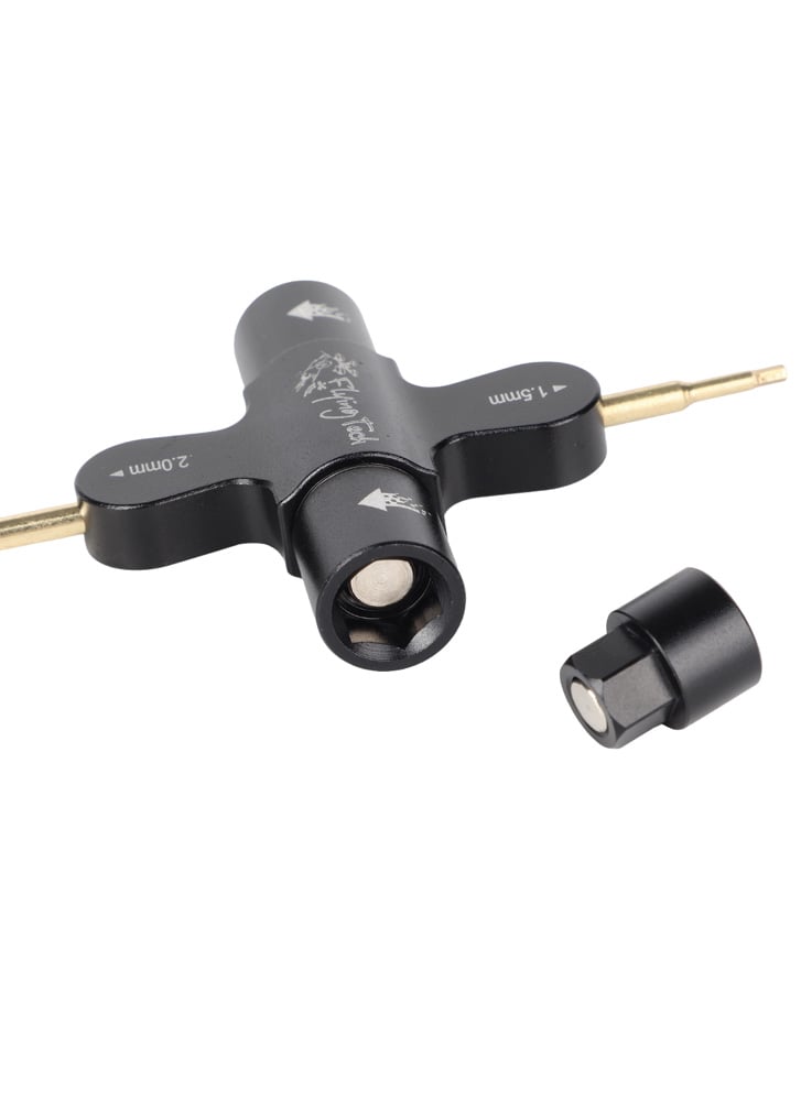 Flying Tech M3 / M4 / M5 Quad Wrench with 1.5mm & 2.0mm Hex Driver - Image 9