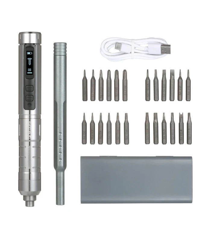 Sequre SQ-ES126 Smart Electric Screwdriver with 24 Tool Bits - Image 5