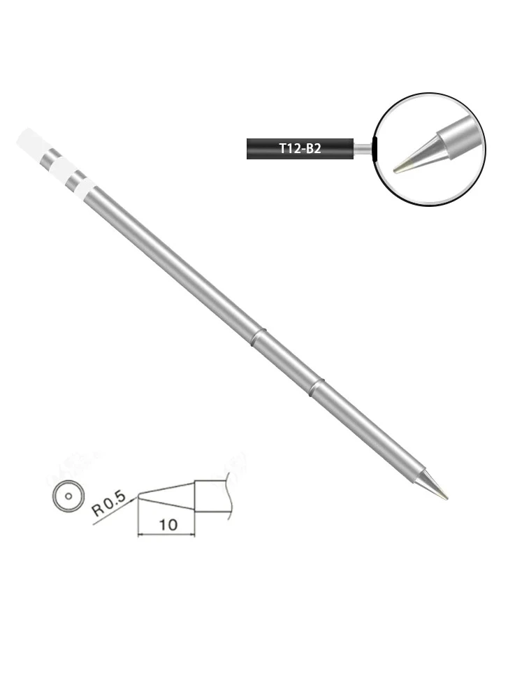 T12-B2 Sequre T12 Soldering Iron Tips for MSS12 / SI012 - Image 1