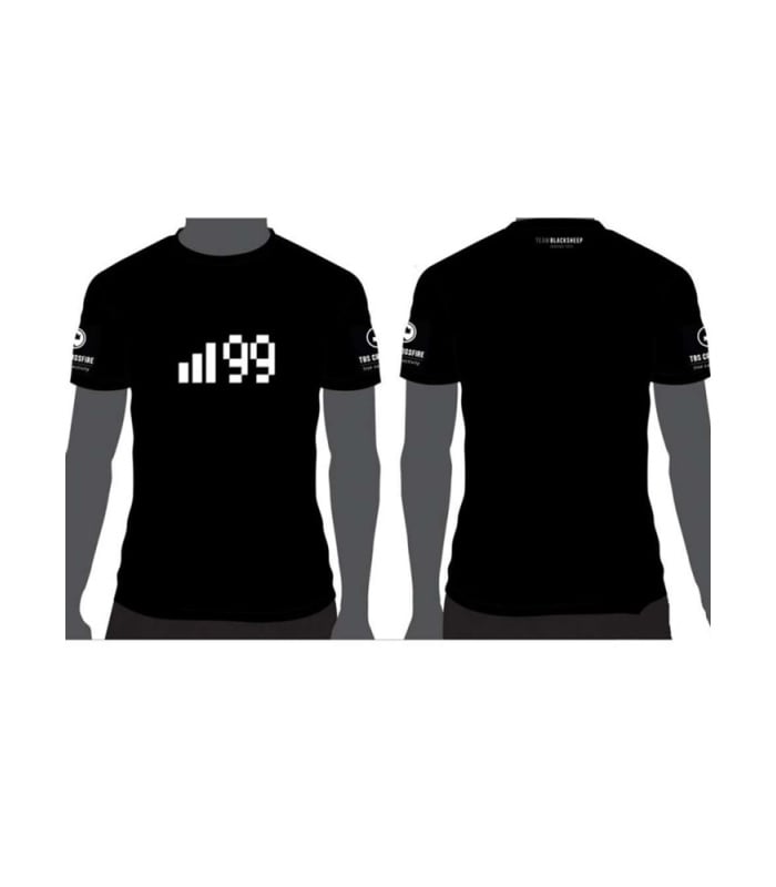 TBS 99 Cotton T-Shirt - Black - Image 1