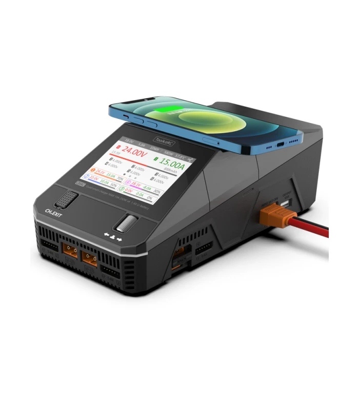 ToolkitRC Q6AC 1-6S AC 250W / DC 1000W Quad Smart Charger​ - Image 5