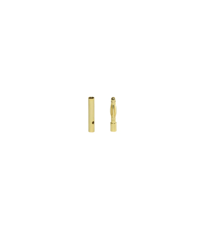 2mm Gold Bullet Connector Banana Plug for ESCs - Image 1