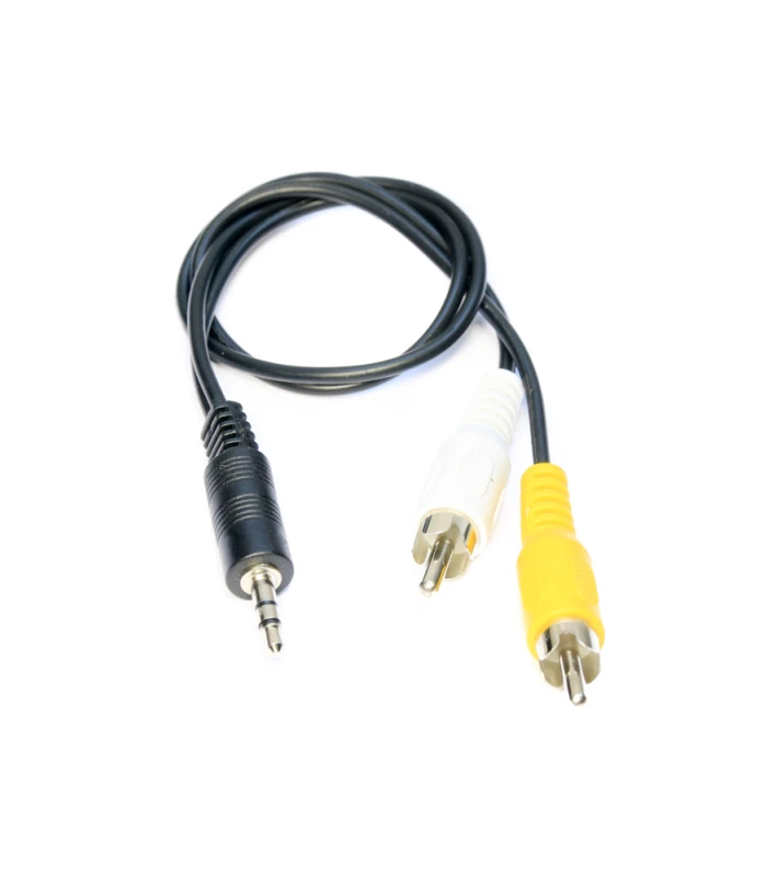 Male AV Monitor Cable for FPV Receiver 3.5mm / 2.5mm - Image 1