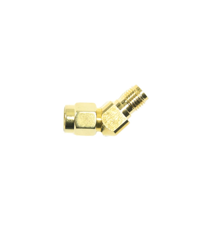 SMA / RP-SMA Male to Female 45 Degree Adapter - Image 1