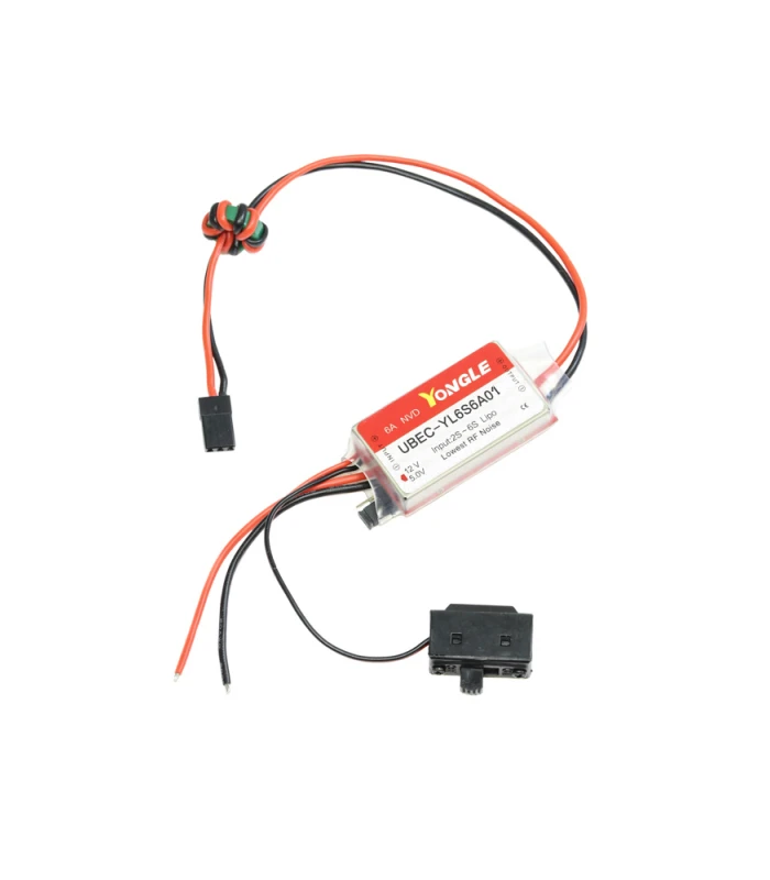 2-6S UBEC with High Current 6 Amp Switchable 5V/6V Output - Image 2