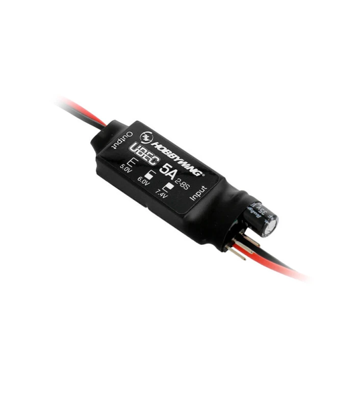 Hobbywing 5A 2-8S UBEC with 5.0V/6.0V/7.4V Output - Image 2