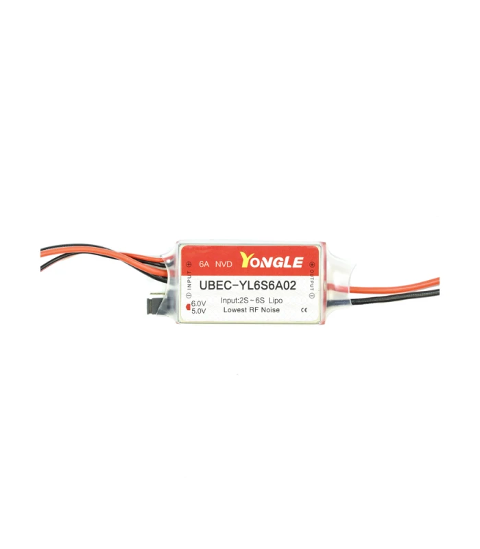 2-6S UBEC with High Current 6 Amp Switchable 5V/6V Output - Image 1