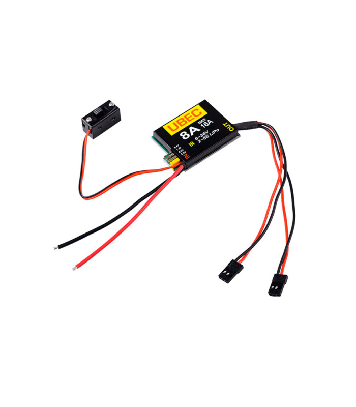 8A 6-36V Input UBEC with 5.2/6/7.4/8.4V Output - Image 4