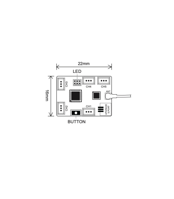 FrSky Archer Plus R6 Mini / R6 Mini-E Receiver - Image 3