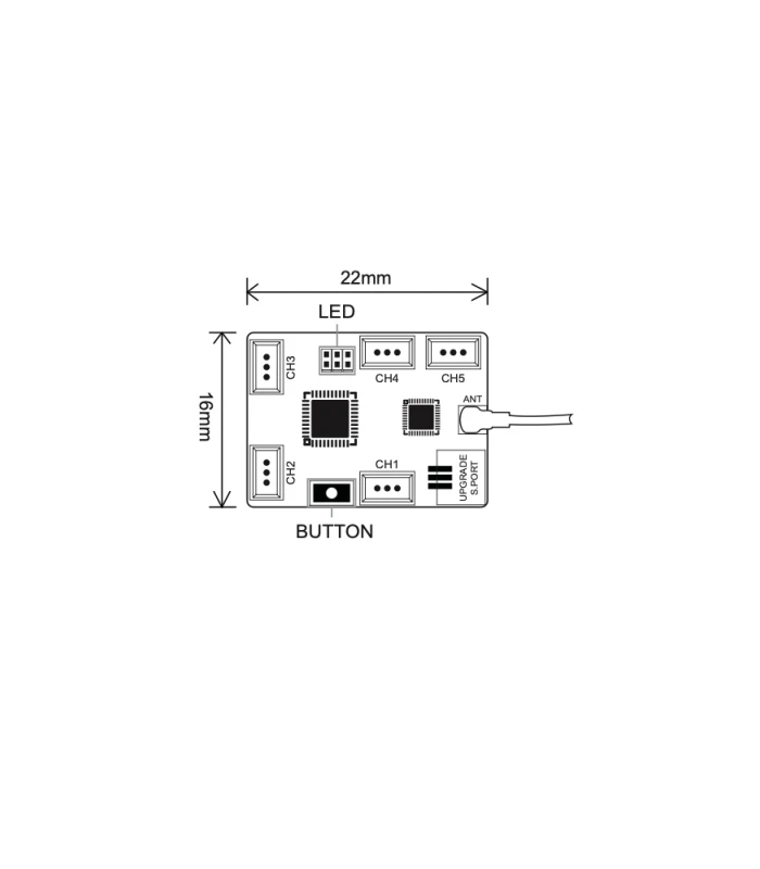 FrSky Archer Plus R6 Mini / R6 Mini-E Receiver - Image 3