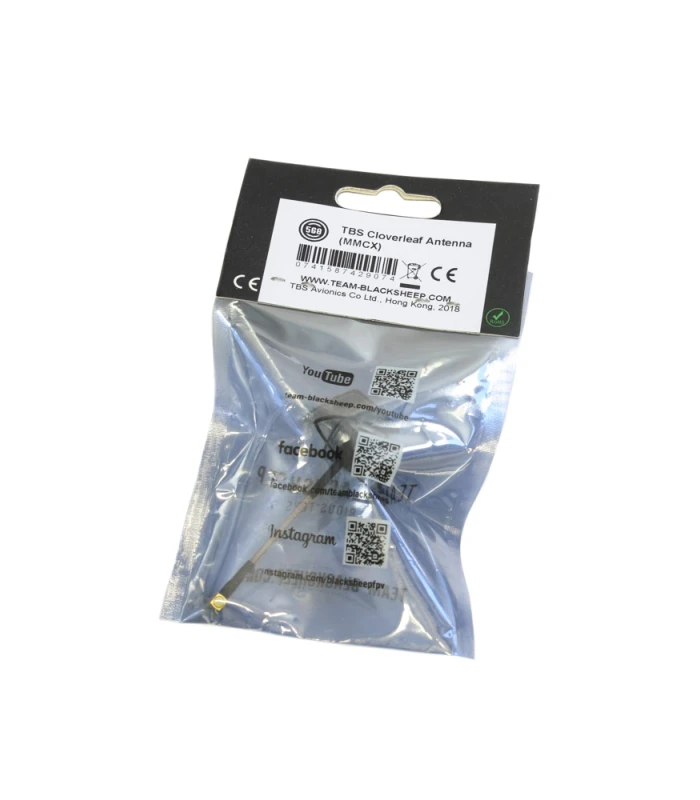 TBS Racing Drone Cloverleaf Antenna RHCP (MMCX) - Image 3