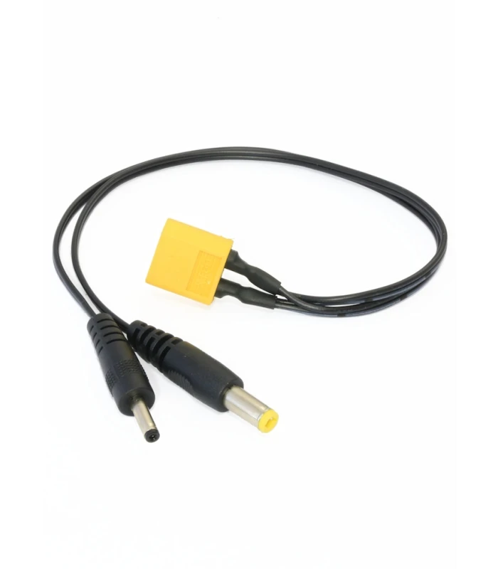 XT60 to 3.5mm / 5.5mm DC Power Cable for FPV Equipment - Image 1
