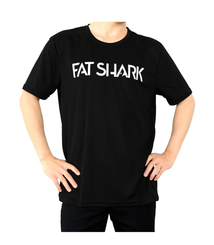Fat Shark Black T-shirt - Image 1