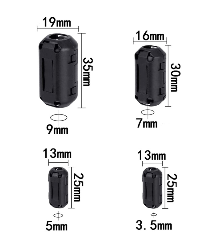 Clip On Soft Ferrite Ring - EMI damper - Image 3