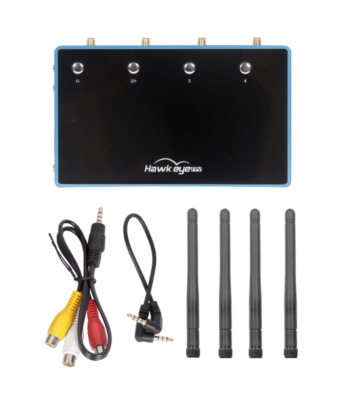 Hawkeye Four Eyes Split Screen Racing Drone 5.8G FPV Receiver - Image 5
