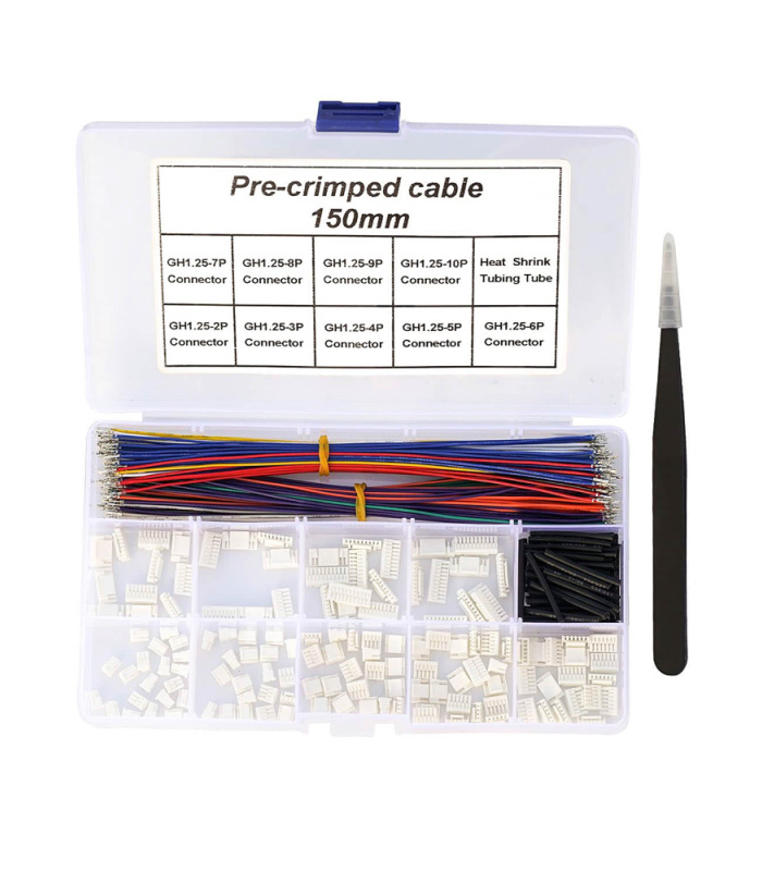 JST GH 1.25 Connectors & Pre-Crimped Silicone Wire Cable Set - Image 1