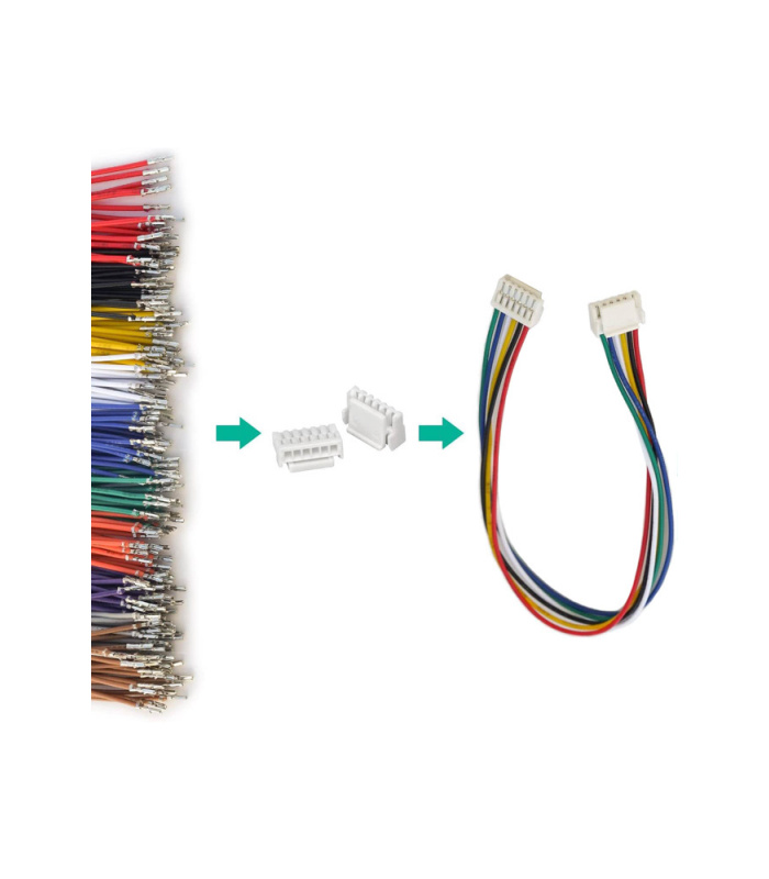 JST GH 1.25 Connectors & Pre-Crimped Silicone Wire Cable Set - Image 5