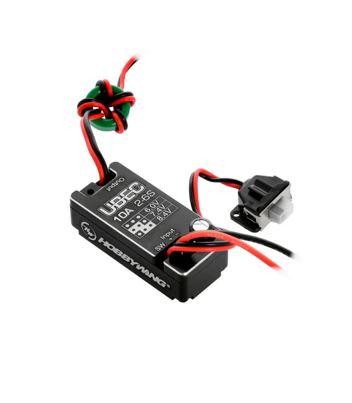 Hobbywing 10A 2-6S UBEC with 6.0V/7.4V/8.4V Output - Image 1