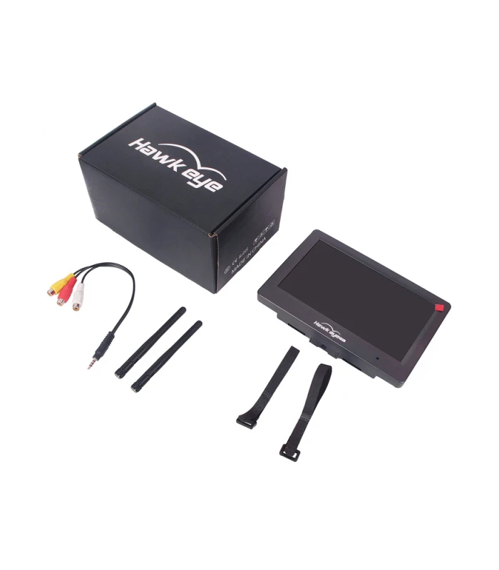 Hawkeye 7 inch Sharp Vision II FPV Monitor with Diversity RX - Image 2
