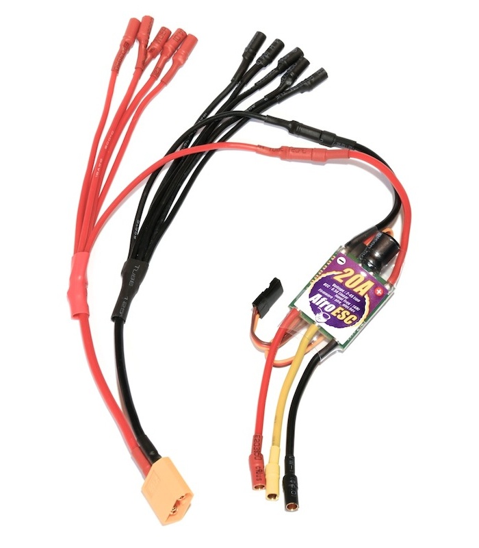 XT60 ESC (3.5mm) Hexacopter Power Breakout Cable - Image 2