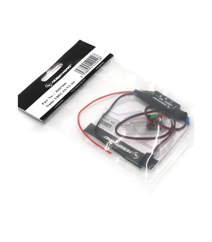 Hobbywing 5A 2-8S UBEC with 5.0V/6.0V/7.4V Output - Image 3