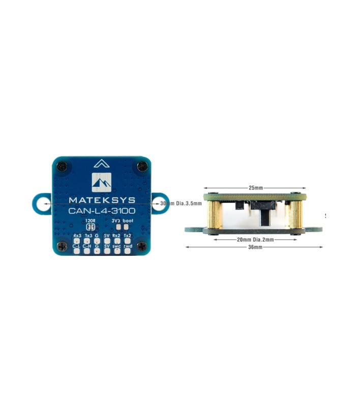 Matek AP_Periph DroneCAN Magnetometer RM3100 - Image 3
