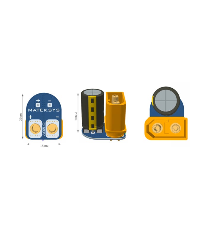 Matek XT60 TVS Voltage Spike Filter - Image 2