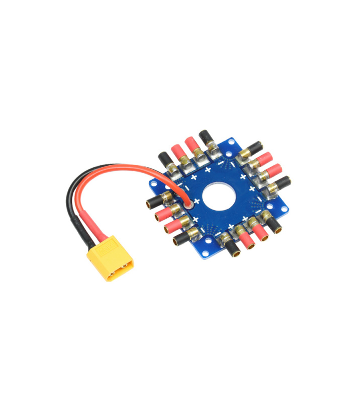 Octocopter Power Distribution Board with 3.5MM Bullets - Image 1