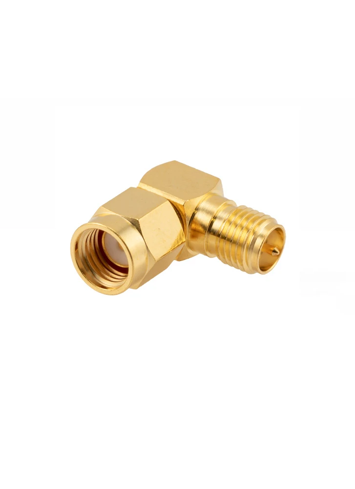 RP-SMA Female to RP-SMA Male Right Angle Adapter - Image 2