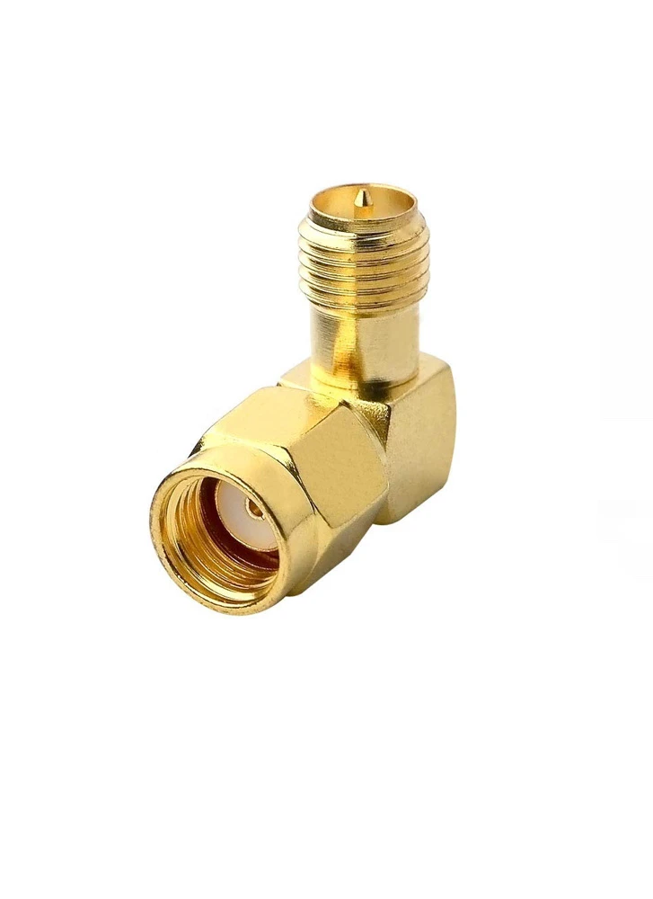 RP-SMA Female to RP-SMA Male Right Angle Adapter